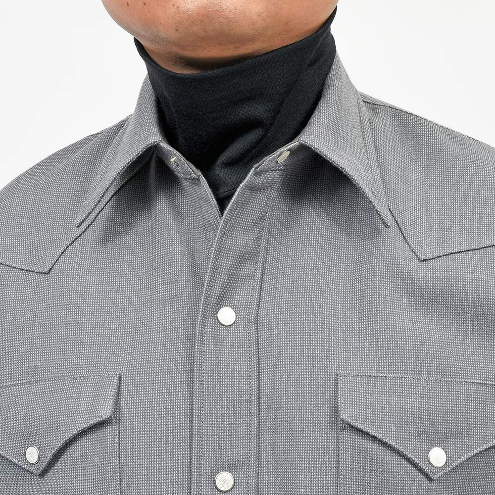 COHERENCE（コヒーレンス）ABIQUIU ウールツイル ROVER WOOL TWILL ウエスタンシャツ