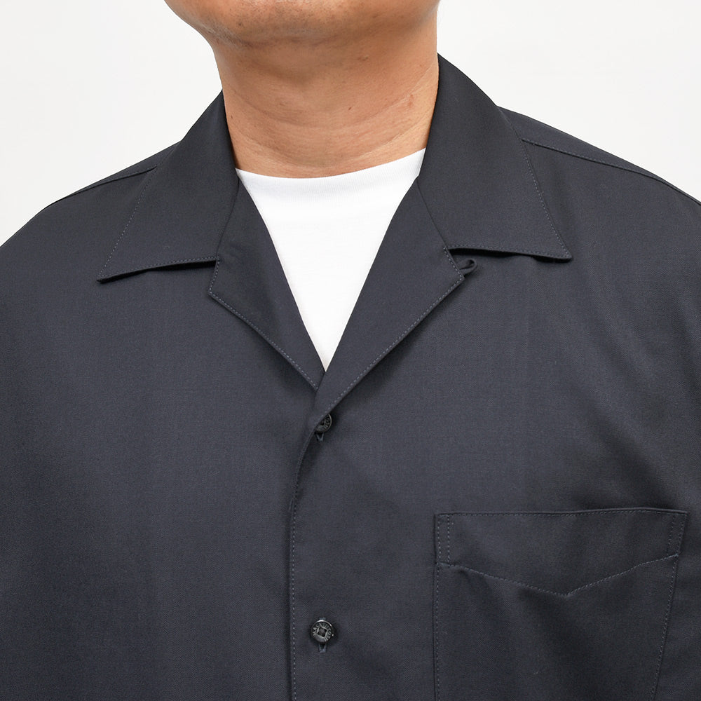 MACKINTOSH（マッキントッシュ）HYNISH ウールギャバジン オープンカラーシャツ