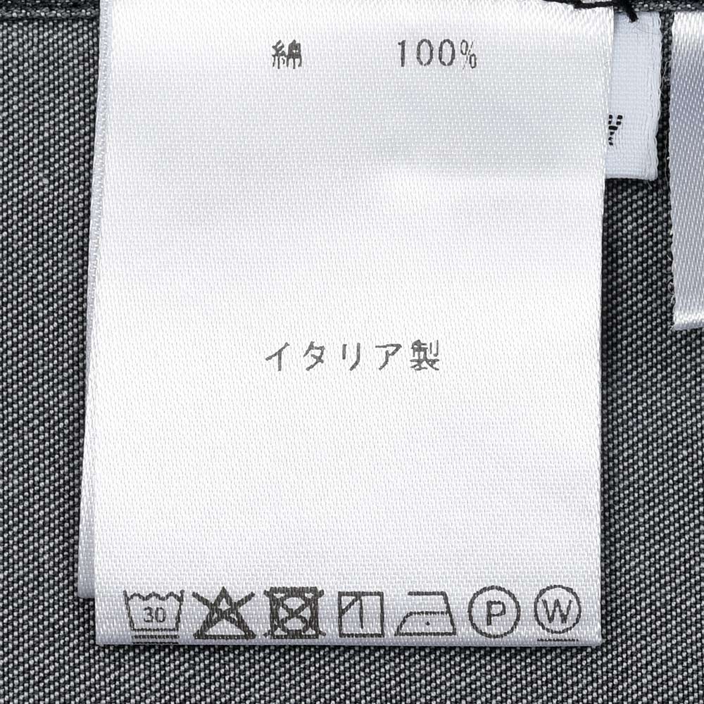 Finamore（フィナモレ）VITTORIO/BALI コットンシャンブレー セミワイドカラーシャツ