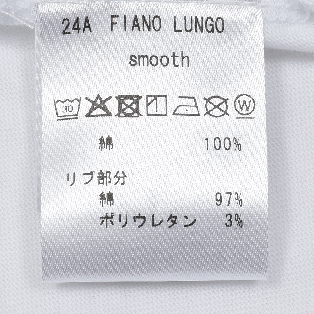 ANTICIPO（アンティーチポ）FIANO LUNGO スムースコットン モックネックカットソー