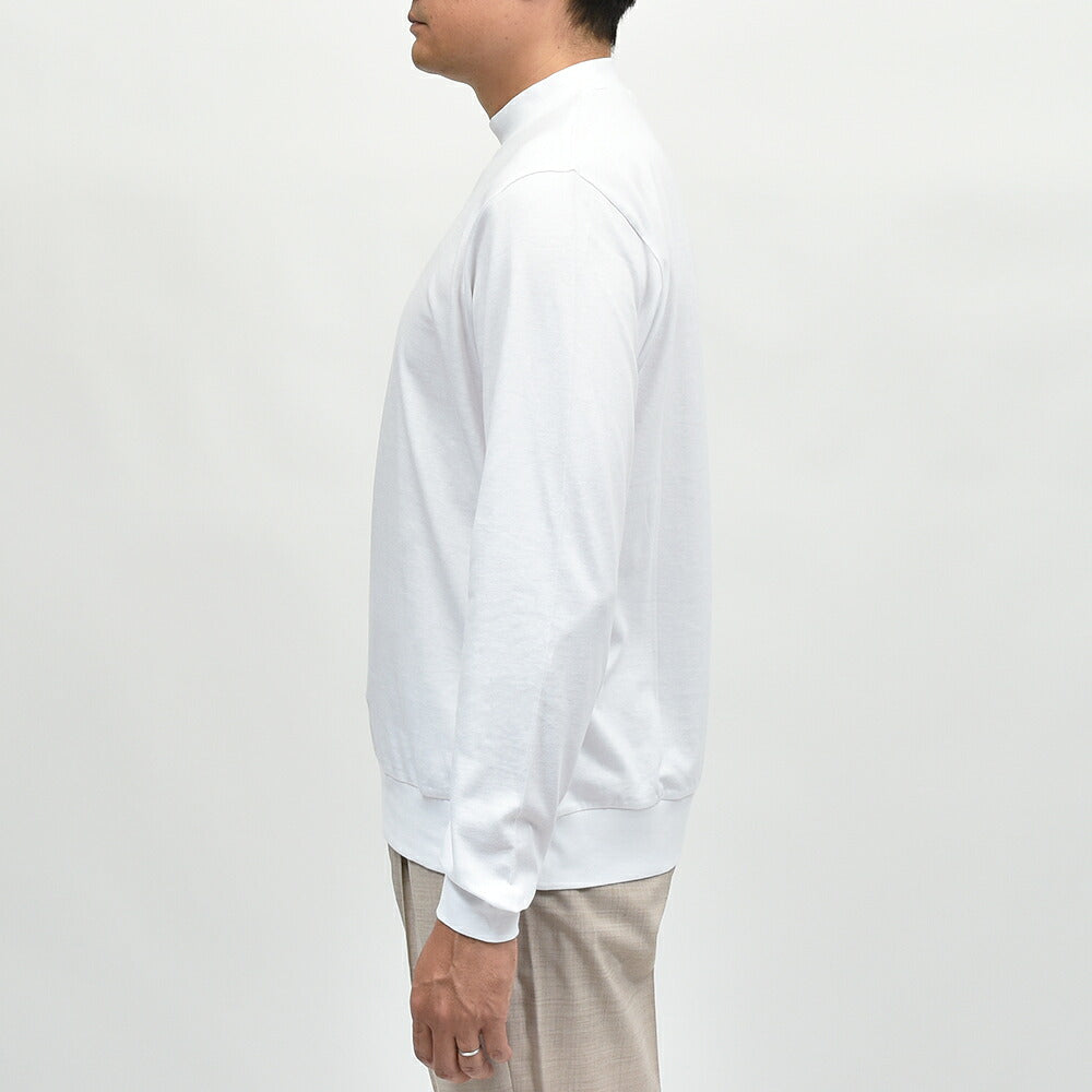 ANTICIPO（アンティーチポ）FIANO LUNGO スムースコットン モックネックカットソー