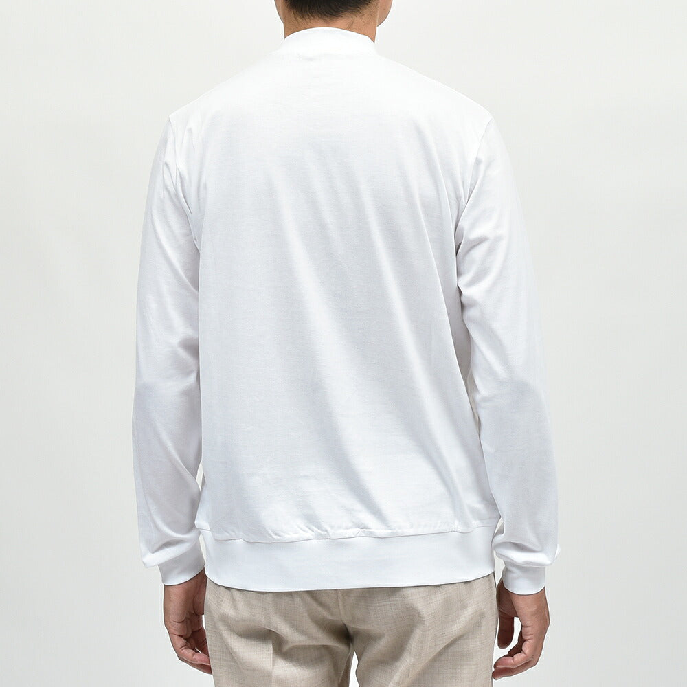 ANTICIPO（アンティーチポ）FIANO LUNGO スムースコットン モックネックカットソー