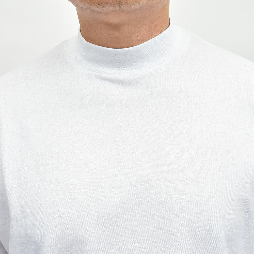 ANTICIPO（アンティーチポ）FIANO LUNGO スムースコットン モックネックカットソー