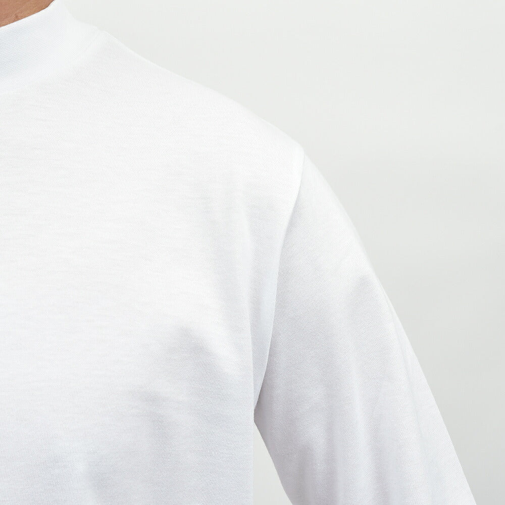 ANTICIPO（アンティーチポ）FIANO LUNGO スムースコットン モックネックカットソー