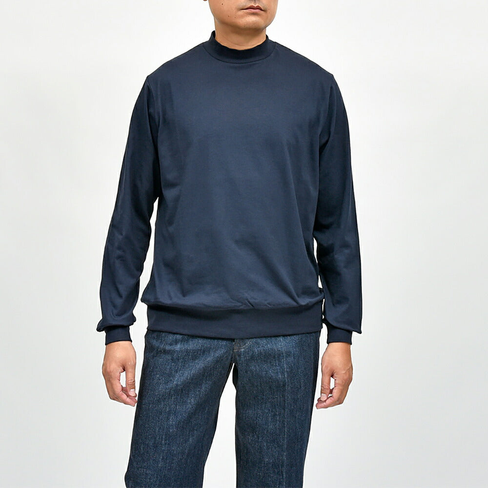 ANTICIPO（アンティーチポ）FIANO LUNGO スムースコットン モックネックカットソー