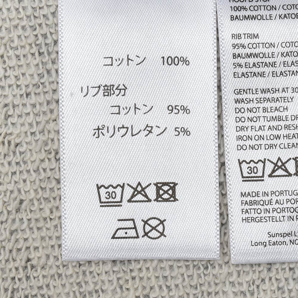 SUNSPEL（サンスペル）コットン ループバック クルーネック スウェット MSWE1516