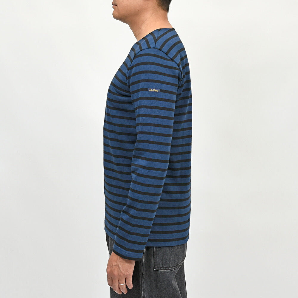 Le Minor（ル ミノア）コットン ボーダー クルーネックカットソー 61161H
