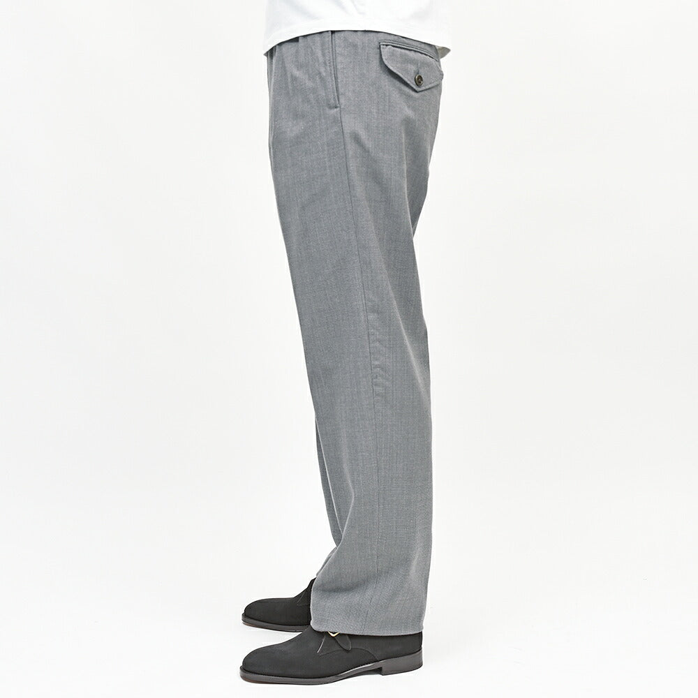COHERENCE（コヒーレンス）NICOLAS ウールツイル ROVER WOOL TWILL 2プリーツトラウザーズ