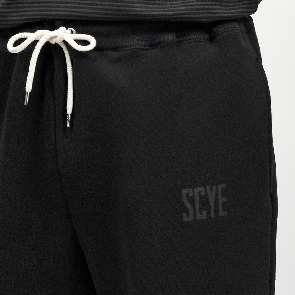SCYE BASICS（サイベーシックス）フリースバックジャージー スウェットパンツ