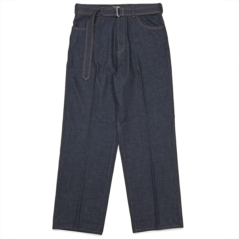 MACKINTOSH（マッキントッシュ）EASTRIGGS コットン ワンウォッシュ ベルテッドデニムパンツ