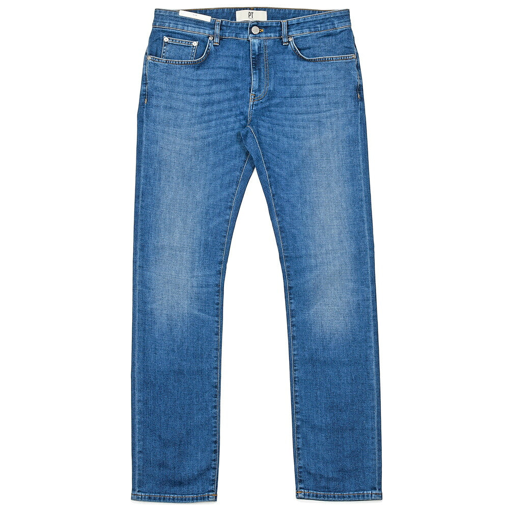 PT TORINO DENIM（ピーティートリノデニム）SAMBA コットンポリエステル ストレッチ スリムテーパードデニムパンツ/CA5940