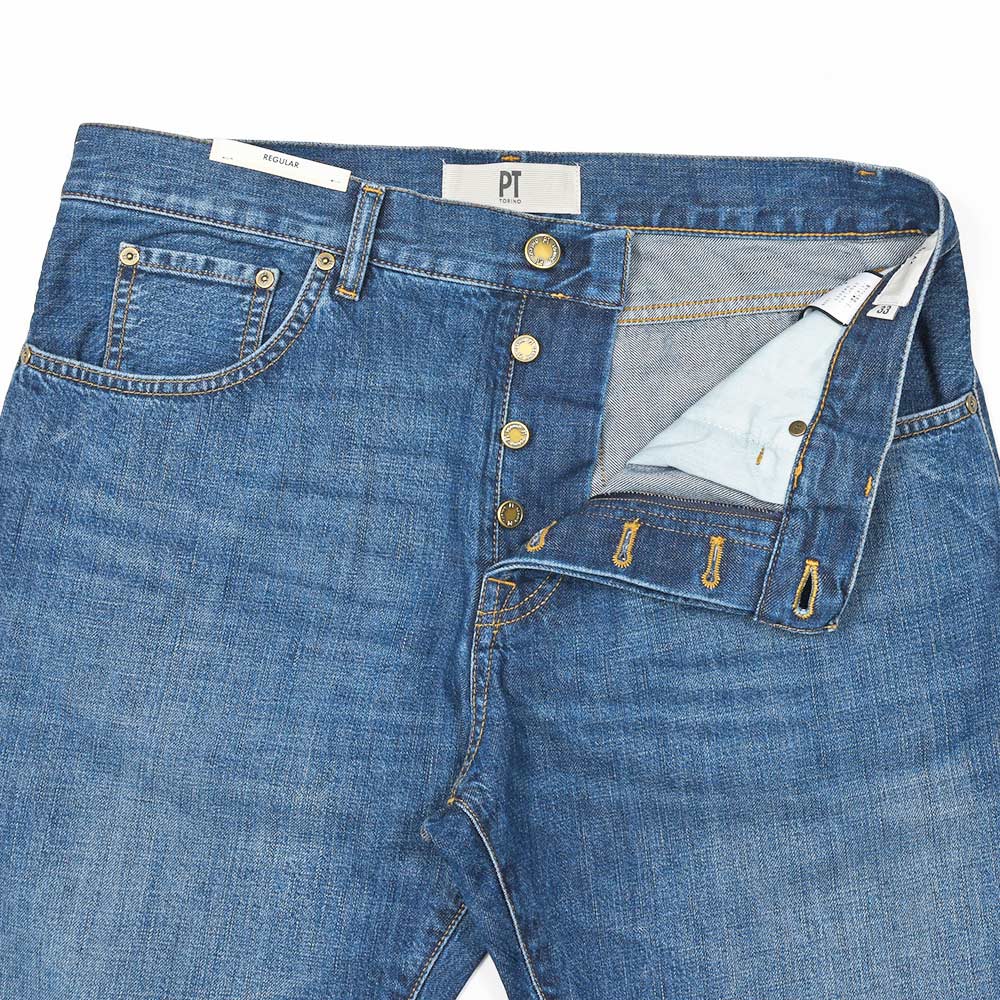 PT TORINO DENIM（ピーティートリノデニム）RELAX コットン レギュラーデニムパンツ/OA5030