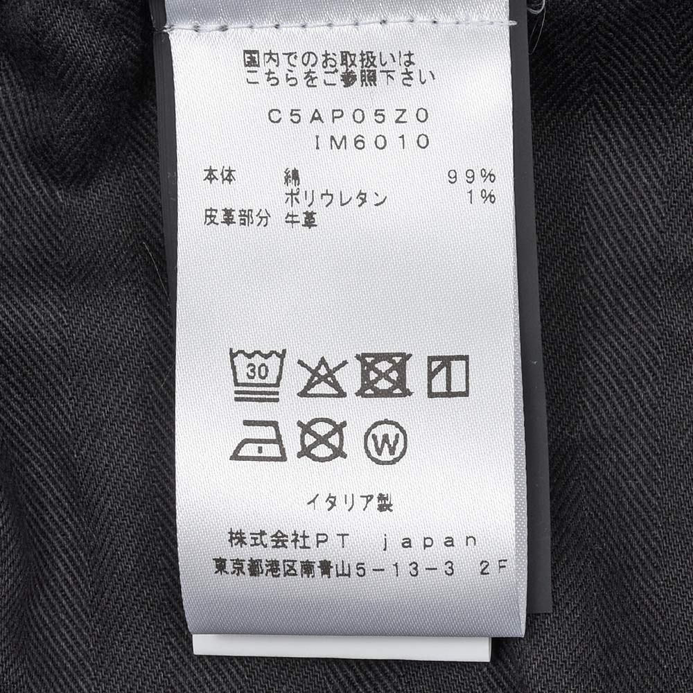 PT TORINO DENIM（ピーティートリノデニム）RAP コットンストレッチ デニムワイドパンツ/IM6010