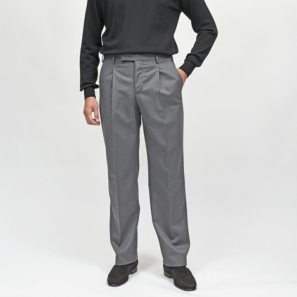 PT TORINO（ピーティートリノ）SAMUEL ヴァージンウール ツイル 1プリーツパンツ ALTERNATIVE FIT/SD74
