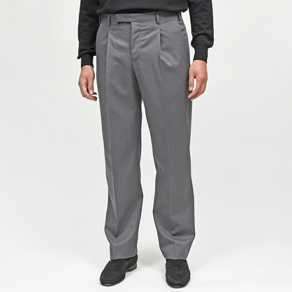 PT TORINO（ピーティートリノ）SAMUEL ヴァージンウール ツイル 1プリーツパンツ ALTERNATIVE FIT/SD74