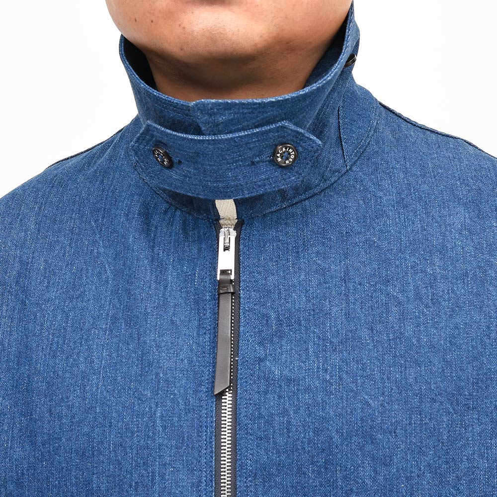 MACKINTOSH（マッキントッシュ）BIRGHAM コットン ウォッシュドデニム ジップアップブルゾン