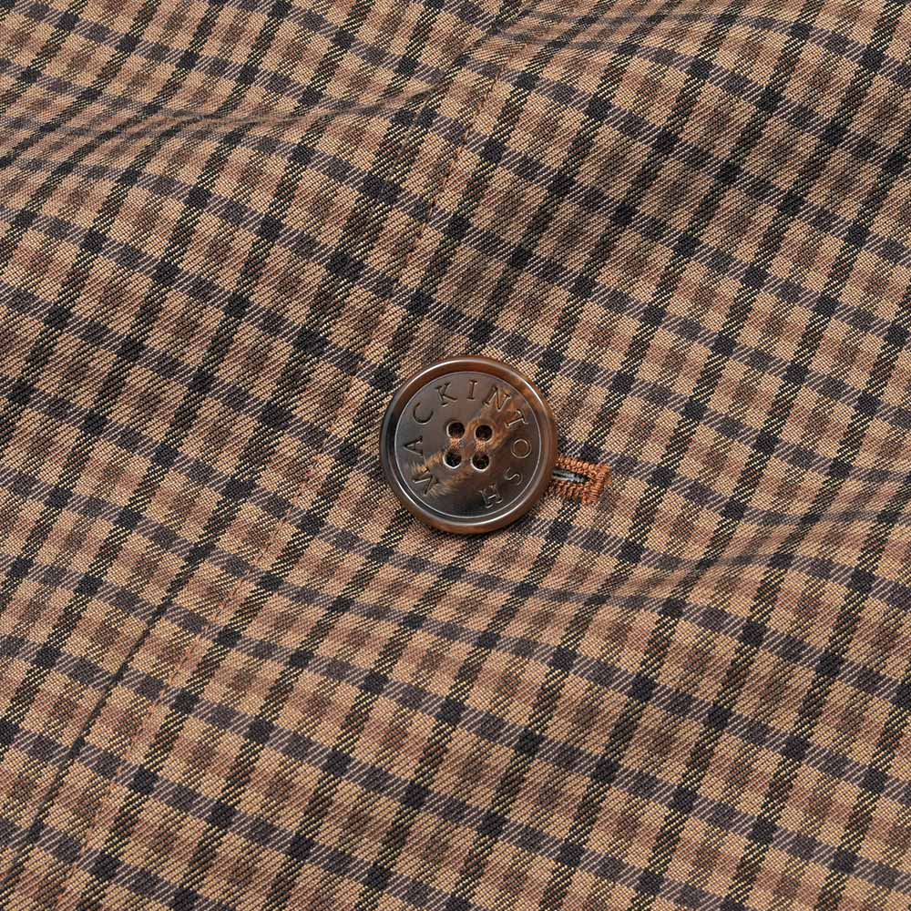 MACKINTOSH（マッキントッシュ）BALFIELD REVERSIBLE ウールコットン ガンクラブチェック リバーシブル バルカラーコート