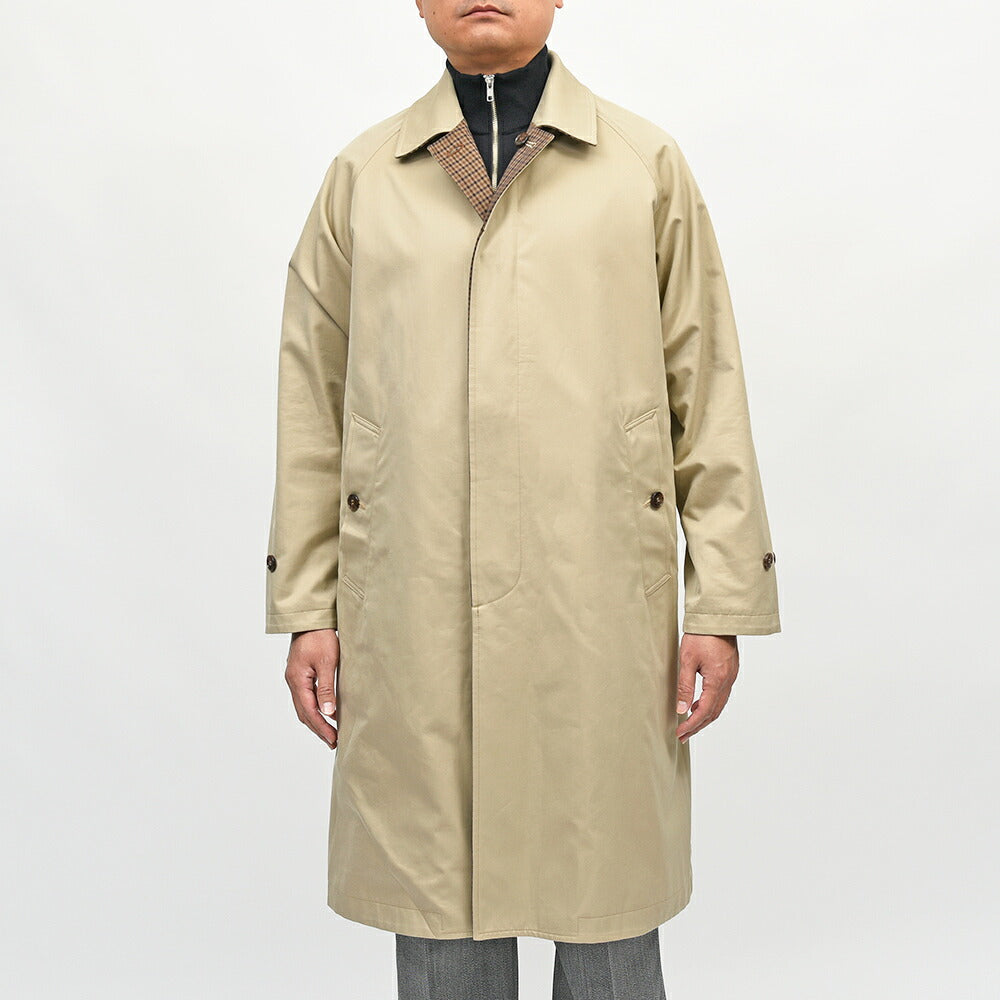 MACKINTOSH（マッキントッシュ）BALFIELD REVERSIBLE ウールコットン ガンクラブチェック リバーシブル バルカラーコート