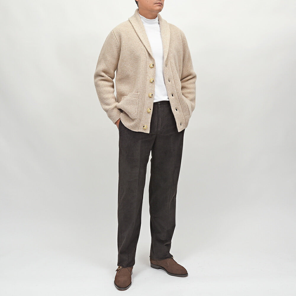 morgano（モルガーノ）ウールカシミヤ ショールカラーカーディガン