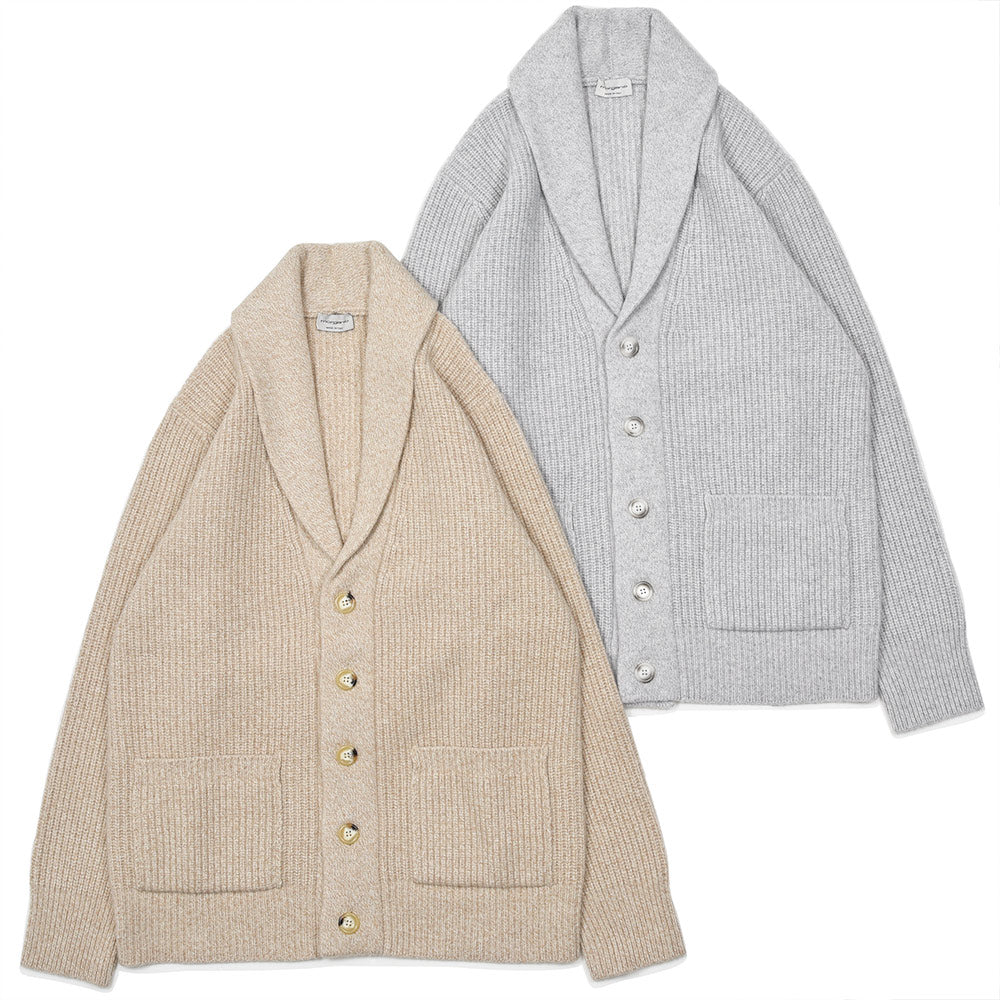 morgano（モルガーノ）ウールカシミヤ ショールカラーカーディガン