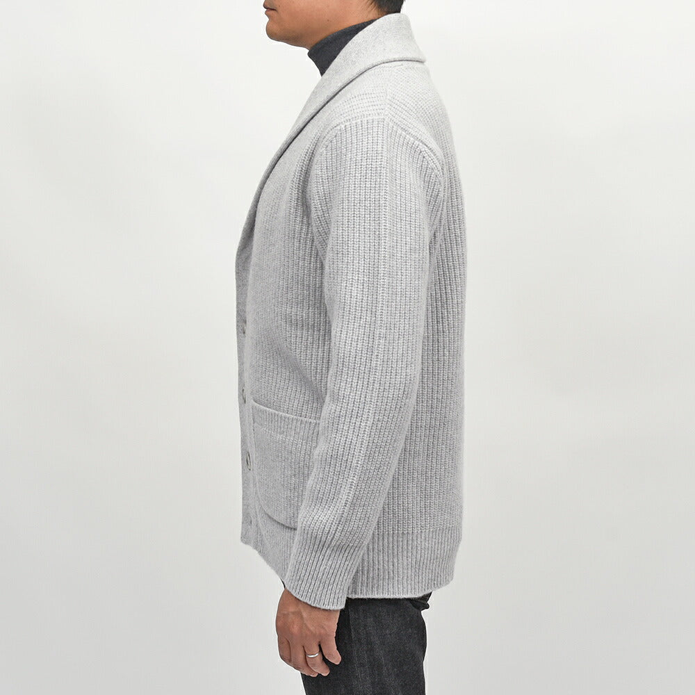 morgano（モルガーノ）ウールカシミヤ ショールカラーカーディガン