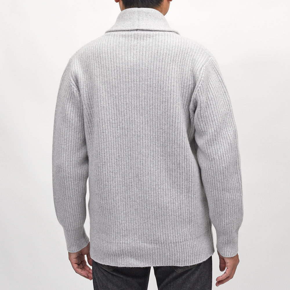 morgano（モルガーノ）ウールカシミヤ ショールカラーカーディガン