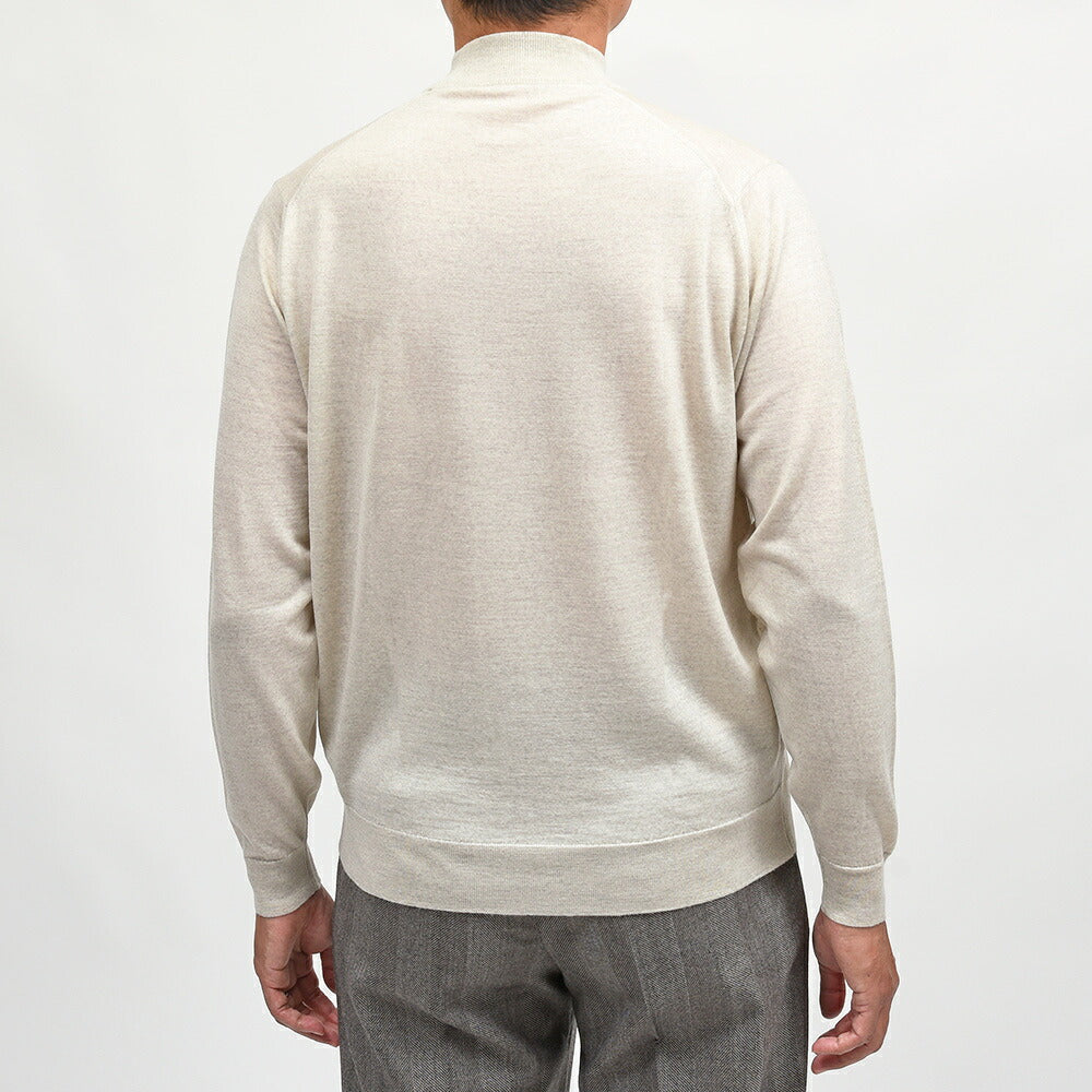 JOHN SMEDLEY（ジョンスメドレー）KILDAY エクストラファインメリノウール 30ゲージ モックネックニット MODERN FIT