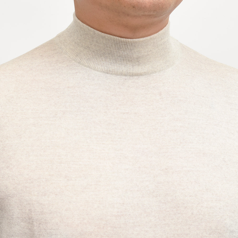 JOHN SMEDLEY（ジョンスメドレー）KILDAY エクストラファインメリノウール 30ゲージ モックネックニット MODERN FIT