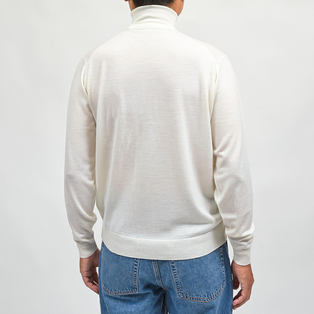 JOHN SMEDLEY（ジョンスメドレー）LEVINE エクストラファインメリノウール 30ゲージ タートルネックニット MODERN FIT