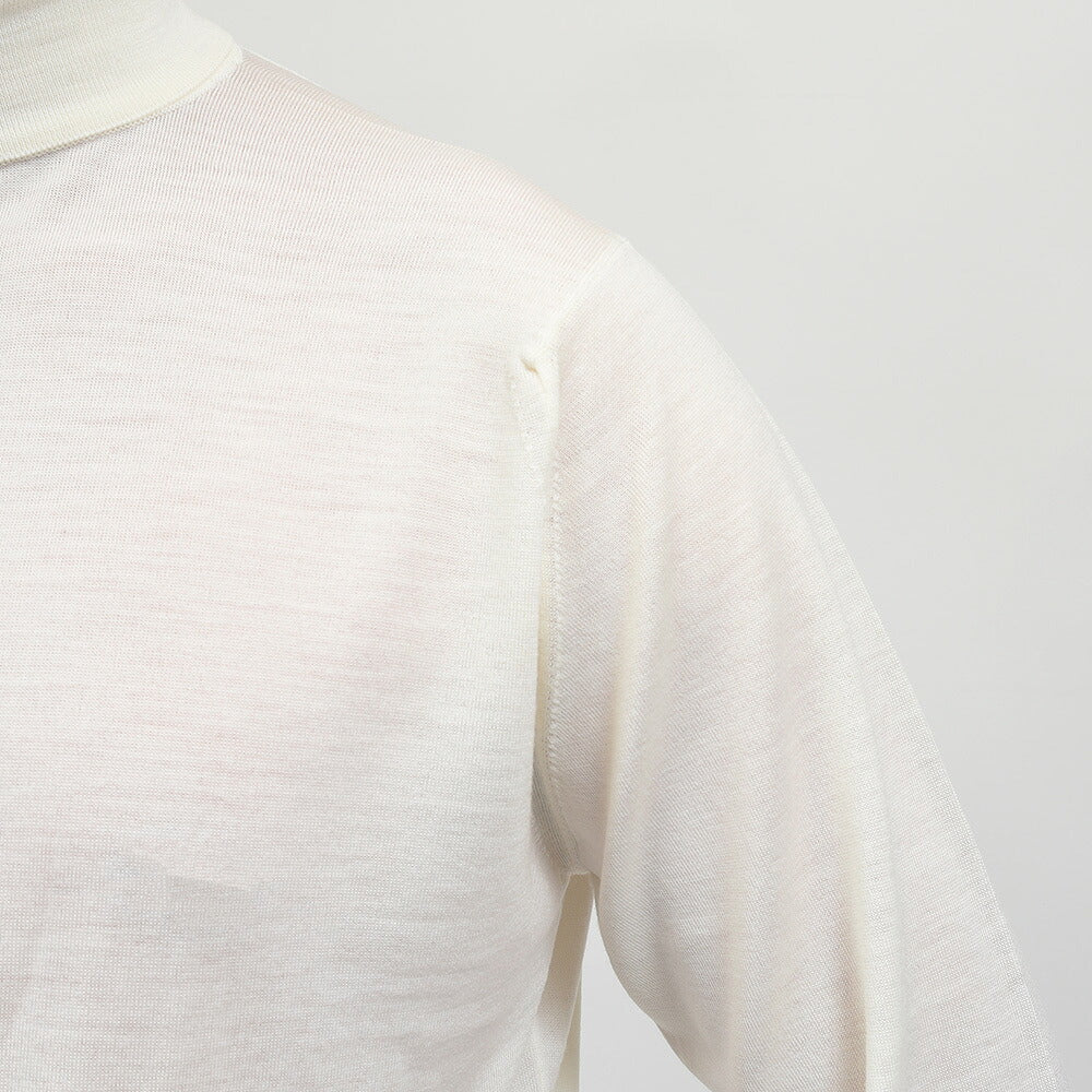 JOHN SMEDLEY（ジョンスメドレー）LEVINE エクストラファインメリノウール 30ゲージ タートルネックニット MODERN FIT
