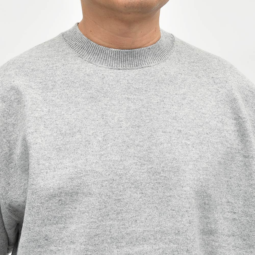 Yonetomi（ヨネトミ）RIGID CASHMERE SWEATER Crew Neck Pullover リジッドカシミヤ クルーネックニット