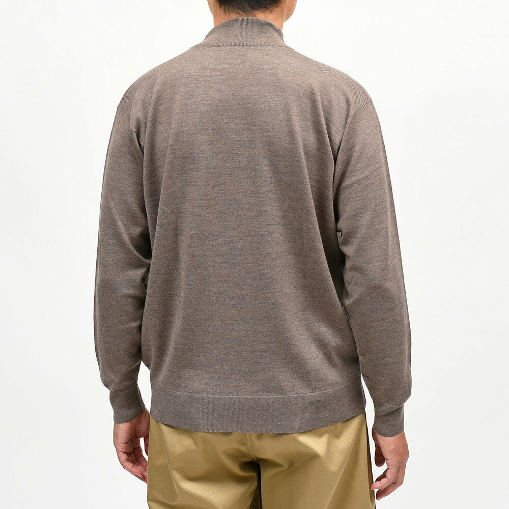 JOHN SMEDLEY（ジョンスメドレー）A4546 エクストラファインメリノウール 24ゲージ モックネックニット