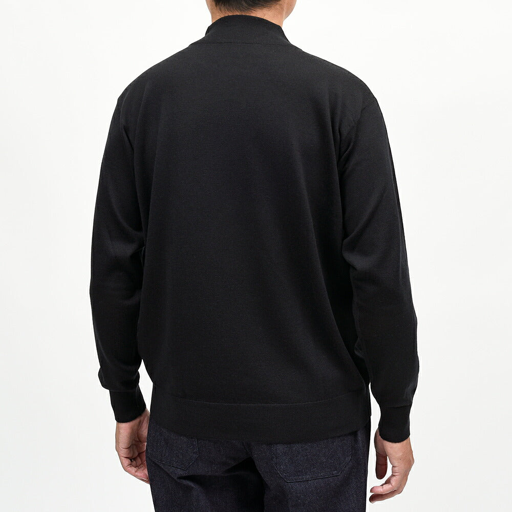 JOHN SMEDLEY（ジョンスメドレー）A4546 エクストラファインメリノウール 24ゲージ モックネックニット