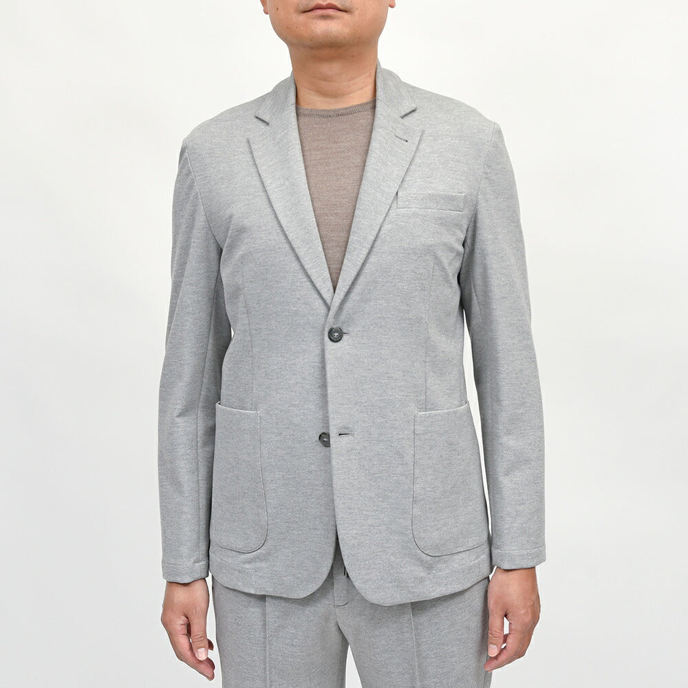 giabsarchivio（ジャブスアルキヴィオ）STROZZI ウォッシャブルジャージー セットアップ対応 シングルジャケット A5997N