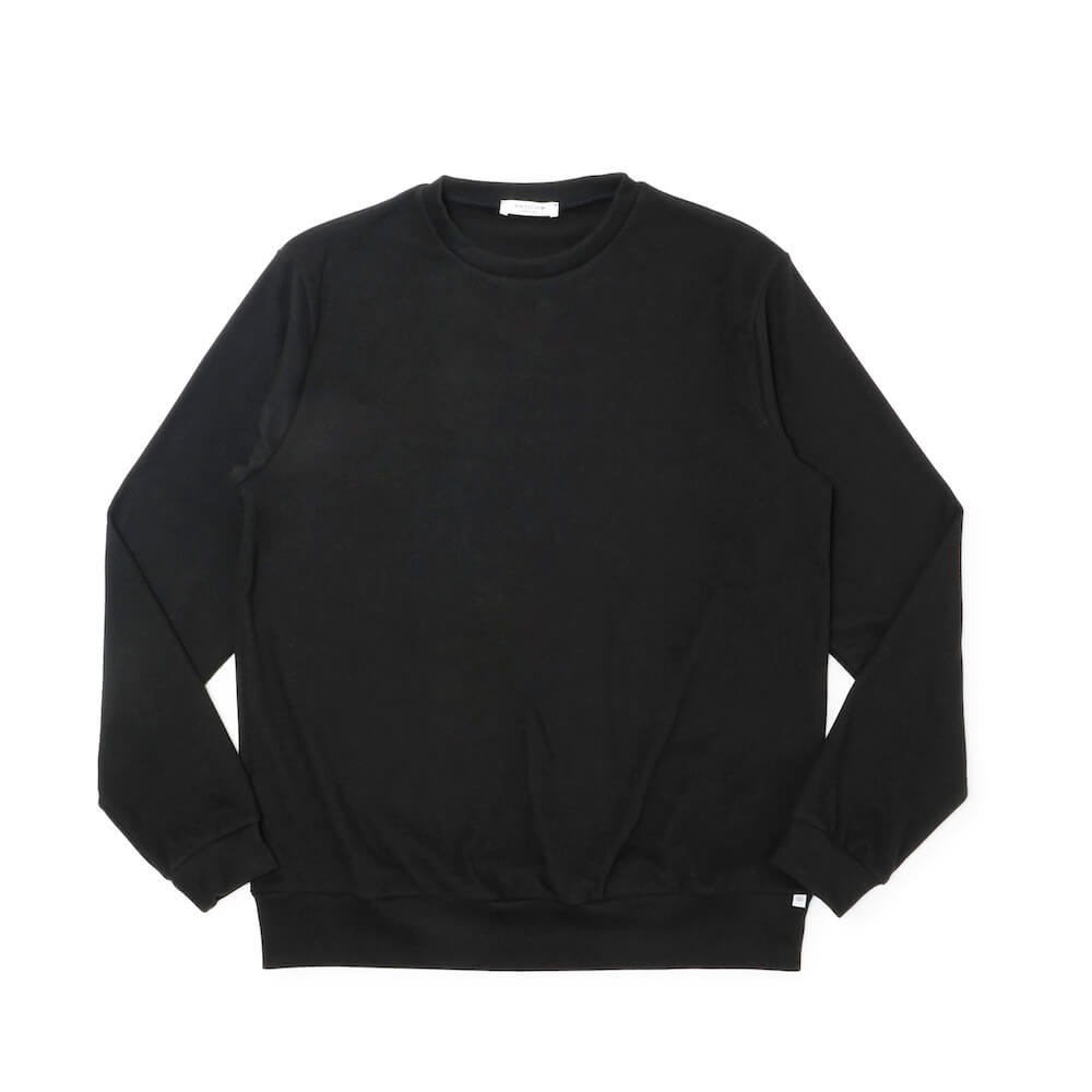 アンティーチポ / ベロアジャージー クルーネック ロングスリーブ Tシャツ/NEBBIOLO LUNGO  comfort pile