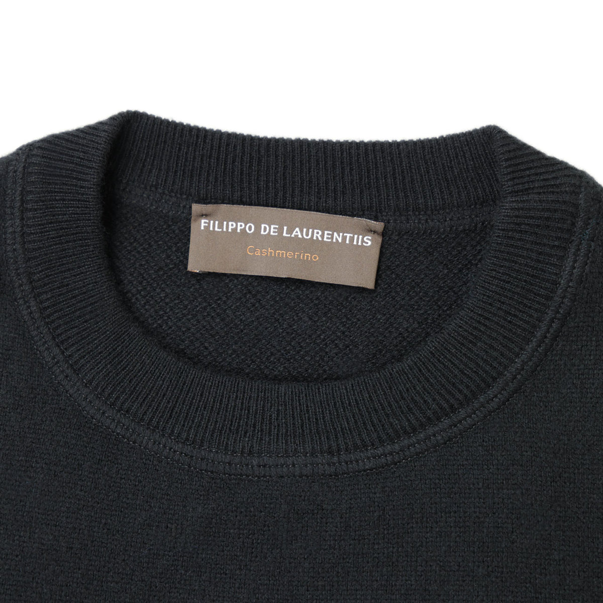 FILIPPO DE LAURENTIIS(フィリッポ デ ローレンティス) / ウール カシミヤ クルーネックニット/6210 5GC1ML3A40