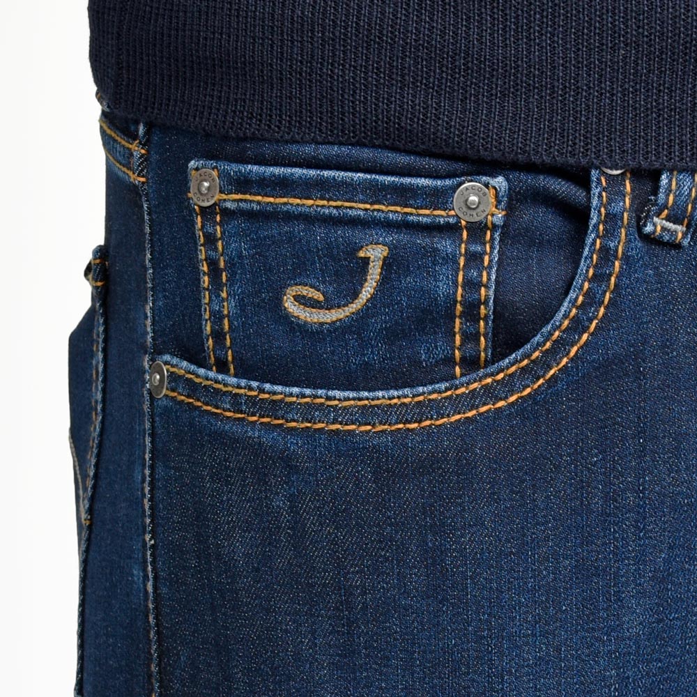 JACOB COHEN（ヤコブコーエン） NICKニック ウォッシュドレーヨンコットンストレッチスリムテーパードデニム 226-42216 53056032052