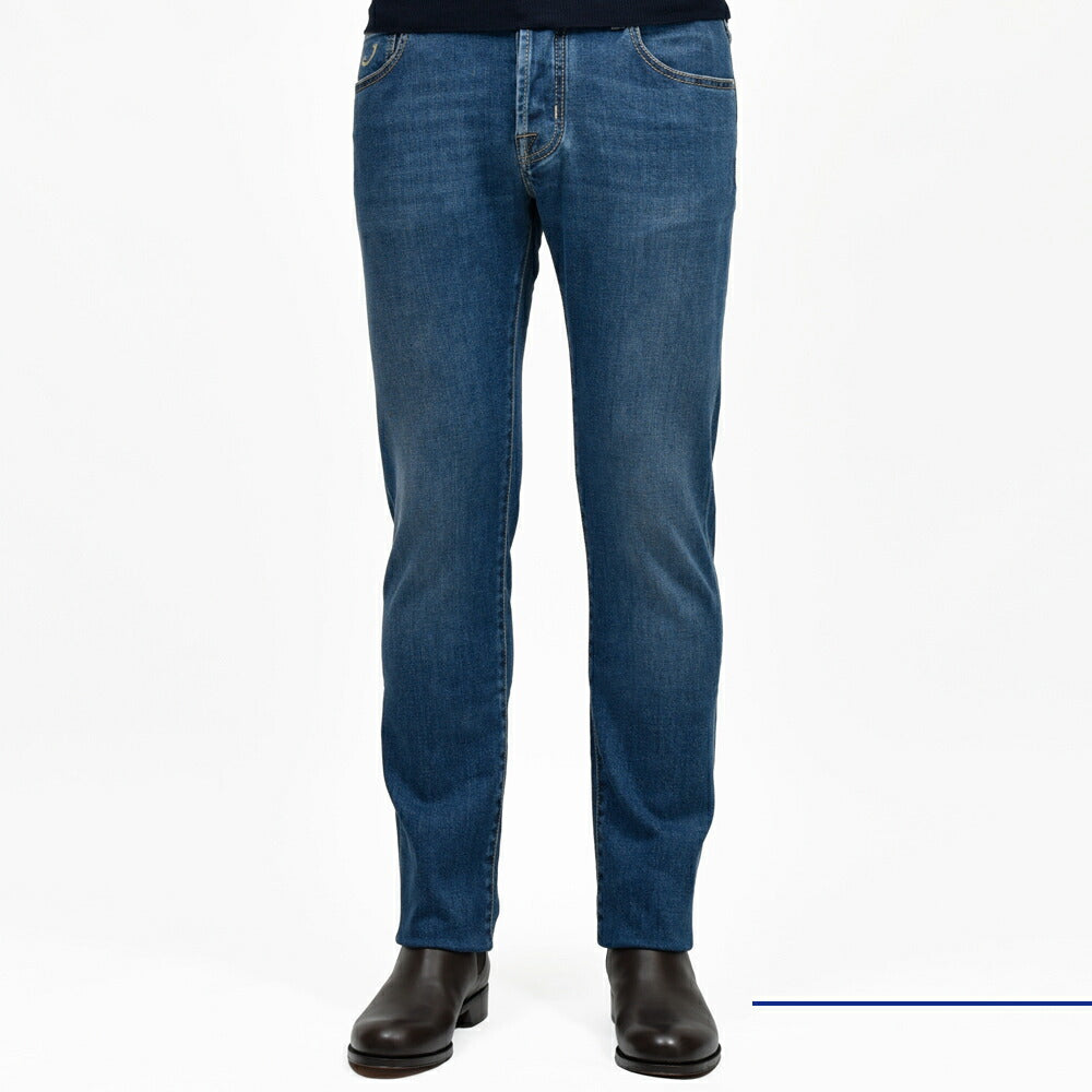 JACOB COHEN（ヤコブコーエン） NICKニック Apres-ski ウォッシュドコットンカシミヤストレッチスリムテーパードデニム 226-42509 53056045052