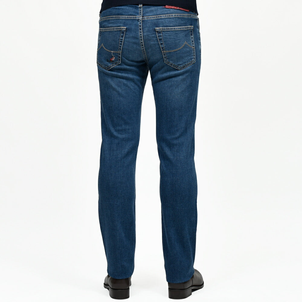 JACOB COHEN（ヤコブコーエン） NICKニック Apres-ski ウォッシュドコットンカシミヤストレッチスリムテーパードデニム 226-42509 53056045052