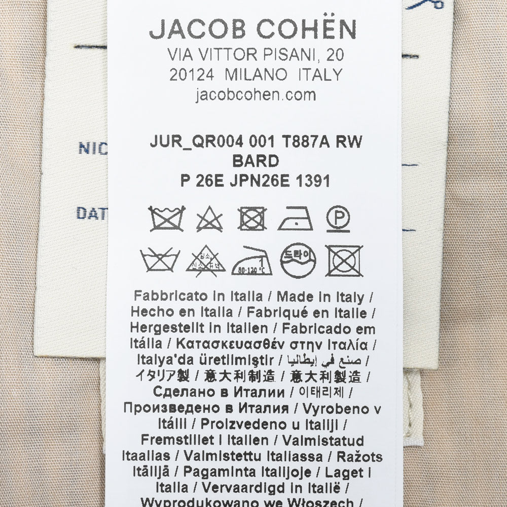 JACOB COHEN（ヤコブコーエン） BARDバード Resort Collection ウールシアサッカースリムテーパードストライプパンツ 226-52942 53065022052