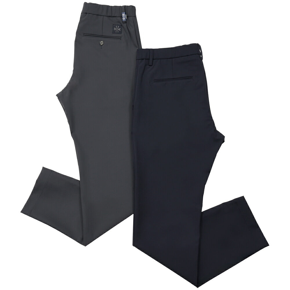 JACOB COHEN（ヤコブコーエン）GRAYグレイ ナイロンテーパードパンツ 226-62102 53066000052