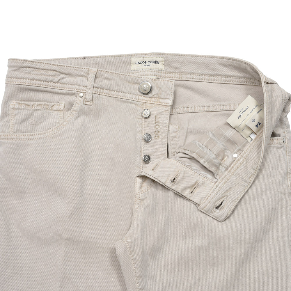 JACOB COHEN（ヤコブコーエン）SCOTTスコット ガーメントダイコットンリヨセルクロップドパンツ 226-62802 53066010052