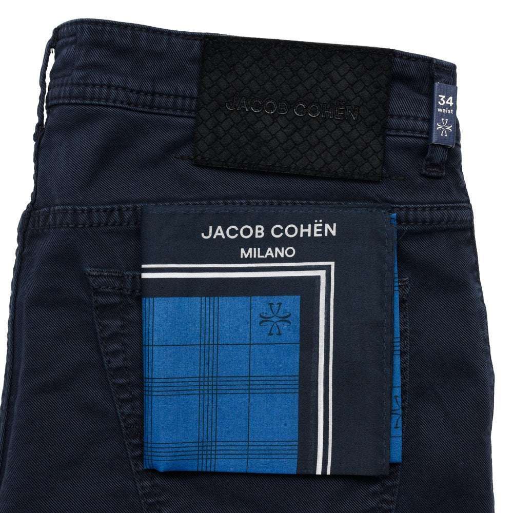 JACOB COHEN（ヤコブコーエン）SCOTTスコット ガーメントダイコットンリヨセルクロップドパンツ 226-62802 53066010052