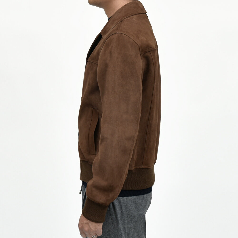 JACOB COHEN（ヤコブコーエン  ラムスエードレザーブルゾン 247-41806 54256001052