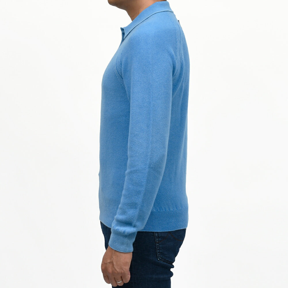 JACOB COHEN（ヤコブコーエン）カシミヤニットL/Sポロ 226-25407 56066008052