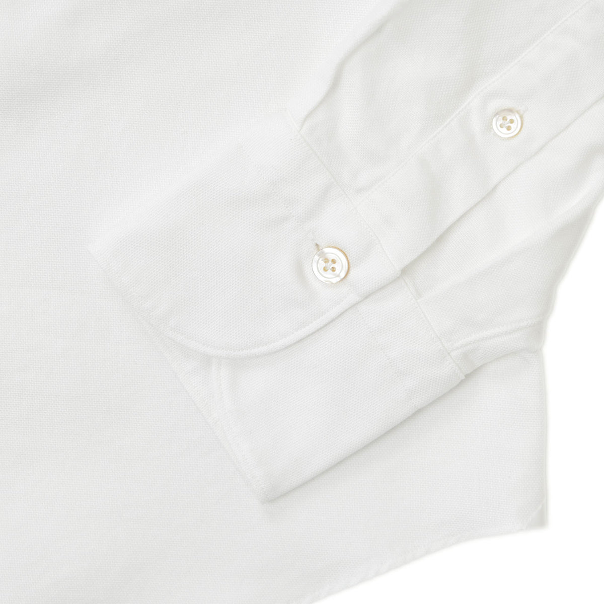 Finamore(フィナモレ) / LUIGI BALI コットン オックスフォード ワイドカラーシャツ 製品洗い/151056 C0765 01/WHITE