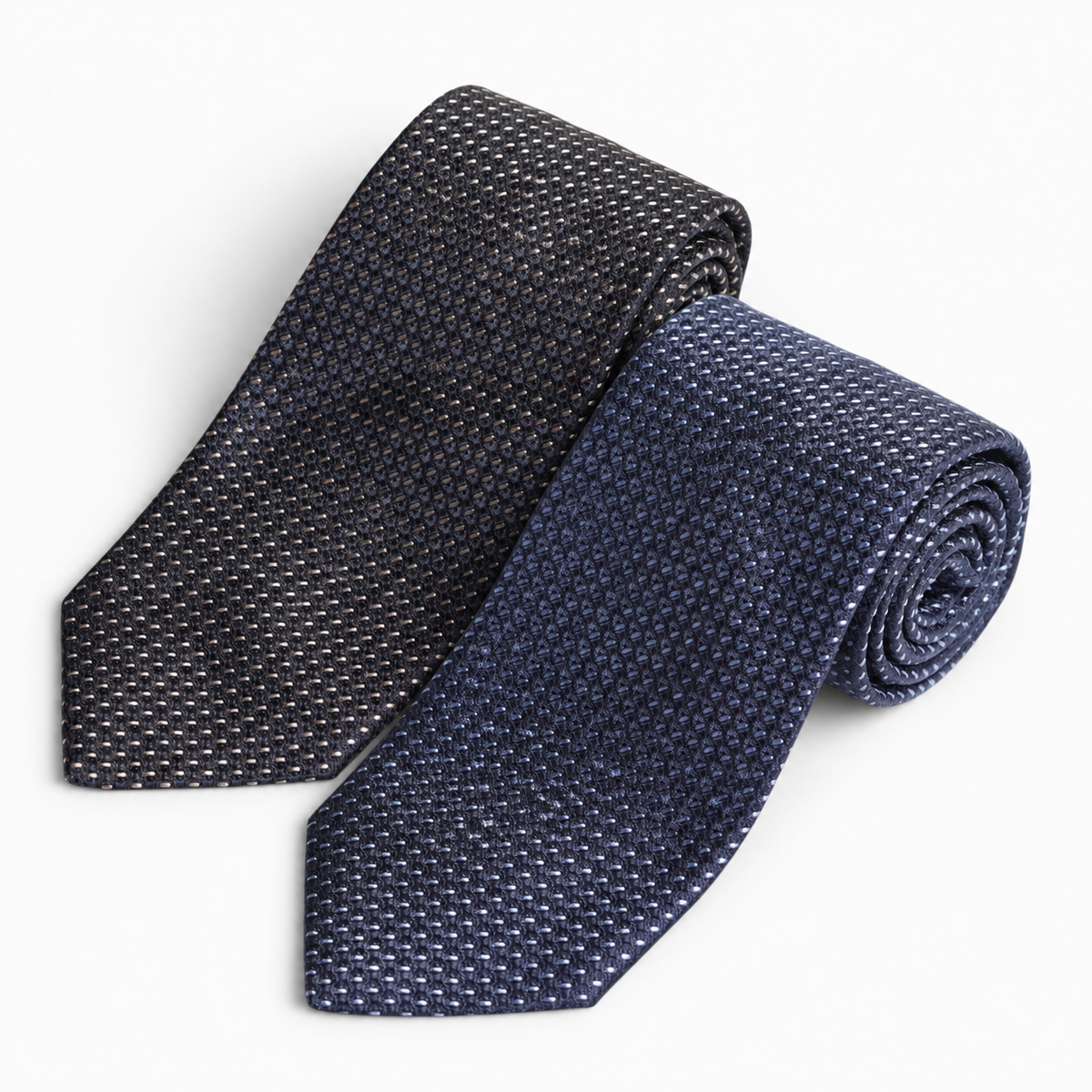 Franco Bassi(フランコバッシ) / シルク ドット ネクタイ 8cm幅/U26I-C374-NL