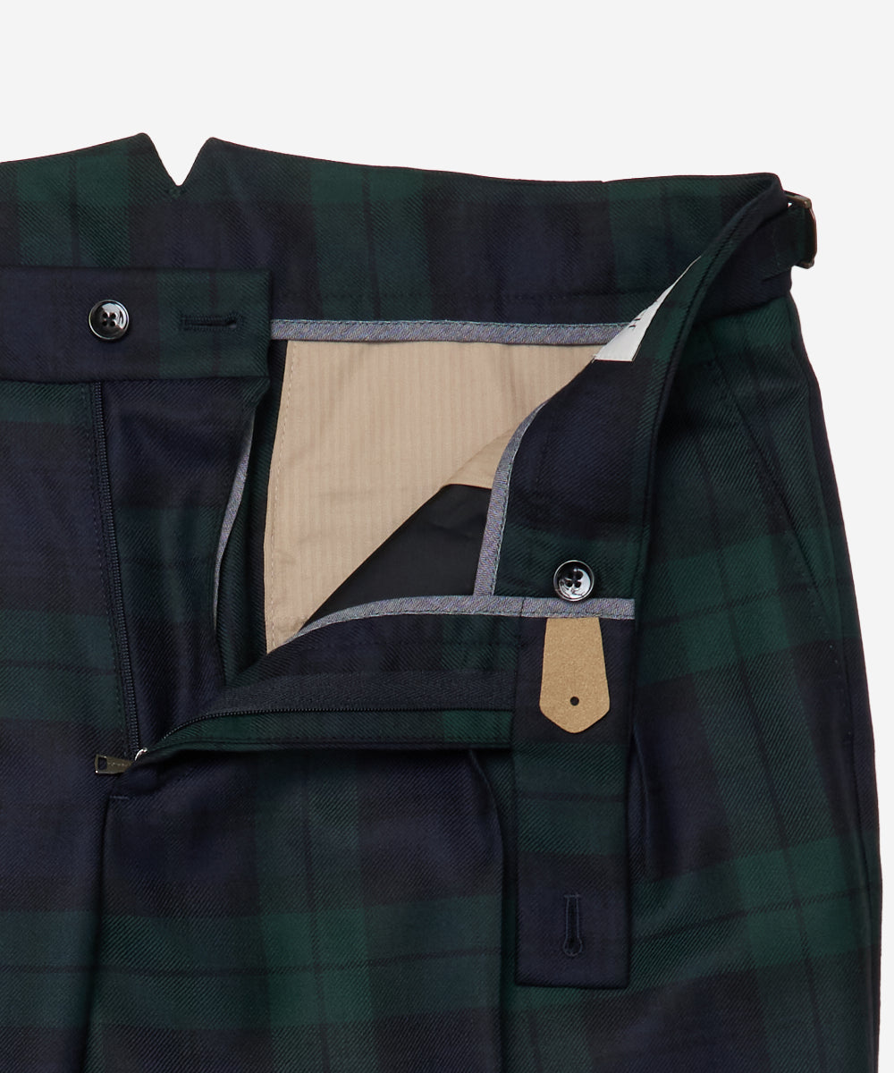SCOTCH ブラックウォッチチェック アジャスター付きパンツ AM1260