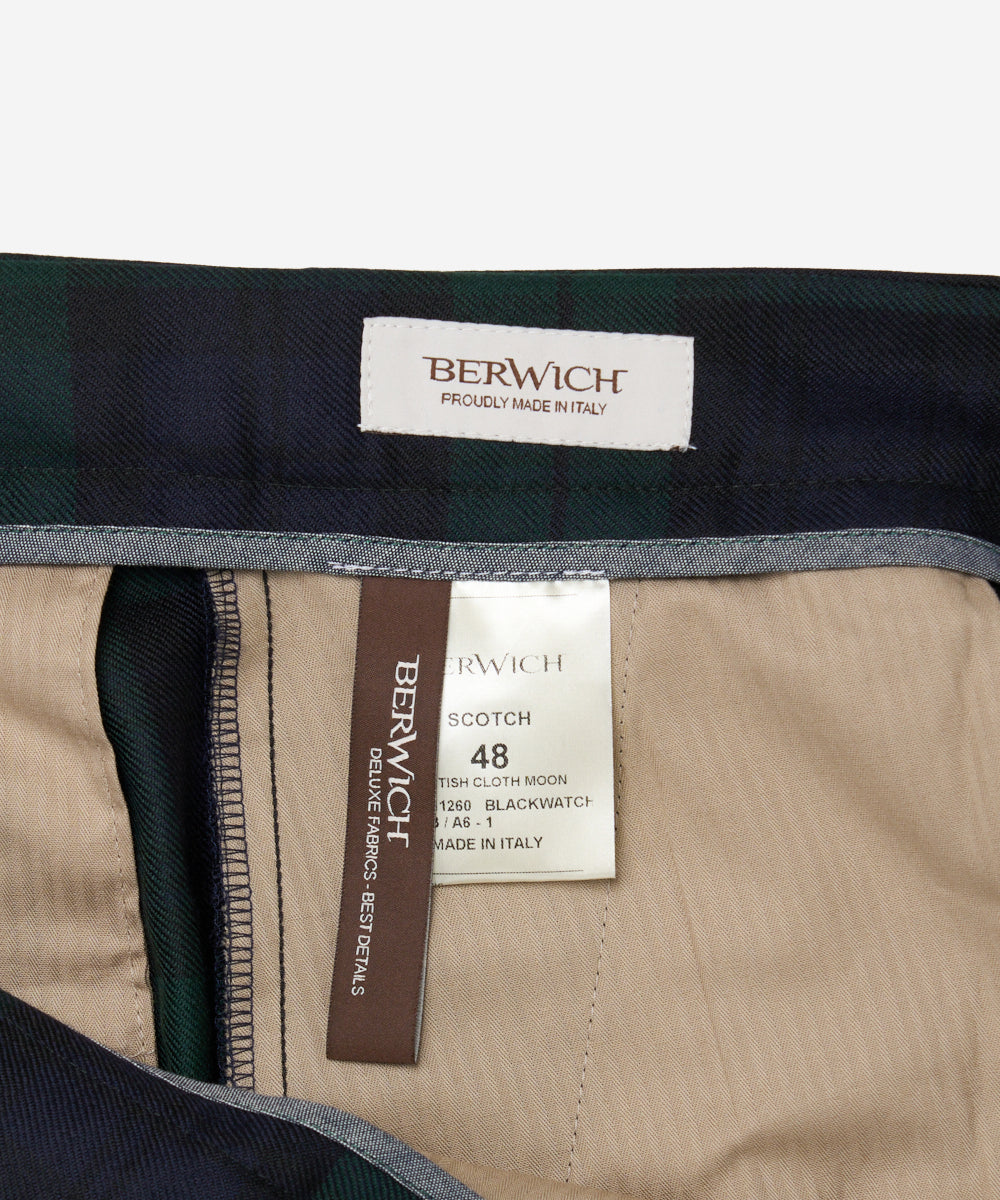 SCOTCH ブラックウォッチチェック アジャスター付きパンツ AM1260