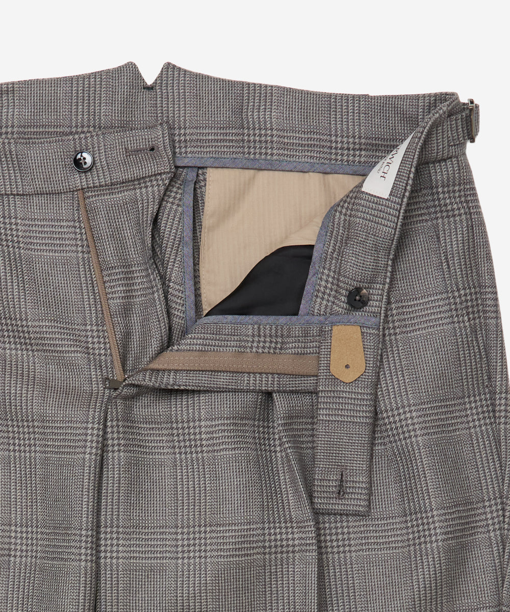 SCOTCH ガンクラブチェック アジャスター付きパンツ CA1435